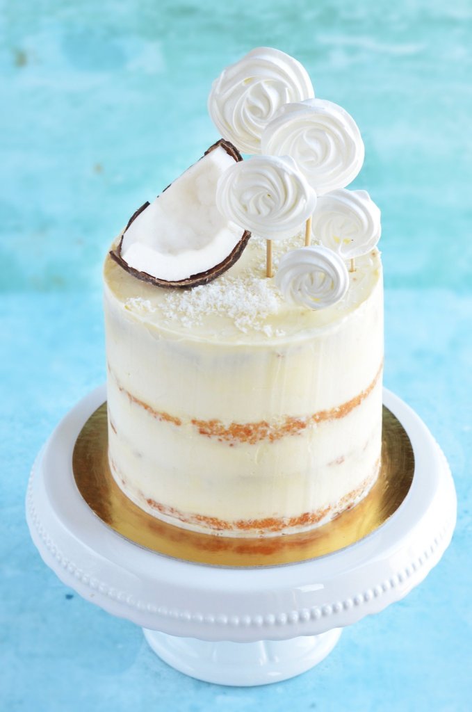 ananászos kókuszos torta recept - habcsóknyalóka készítése - pina colada torta