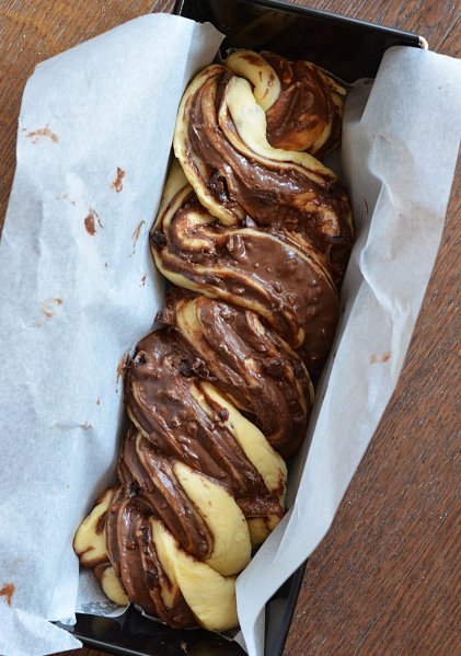 mogyorókrémes babka recept - jeruzsálemi csavart kalács készítése