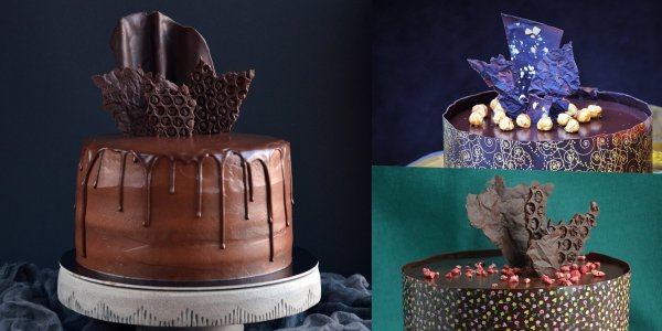 Csoki dekorációk készítése házilag egyszerűen - gyűrött hatású és buborékos csoki díszek