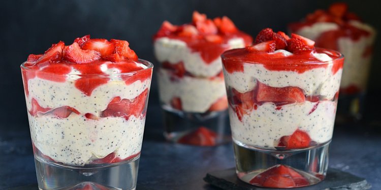 epres-mákos tiramisu pohárkrém recept