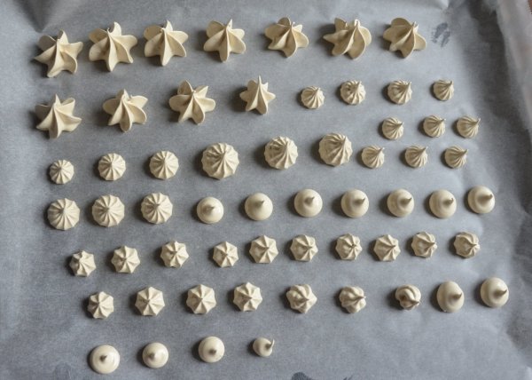 Svájci habcsók, olasz habcsók