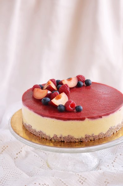 cukormentes epres vanília mousse torta recept 