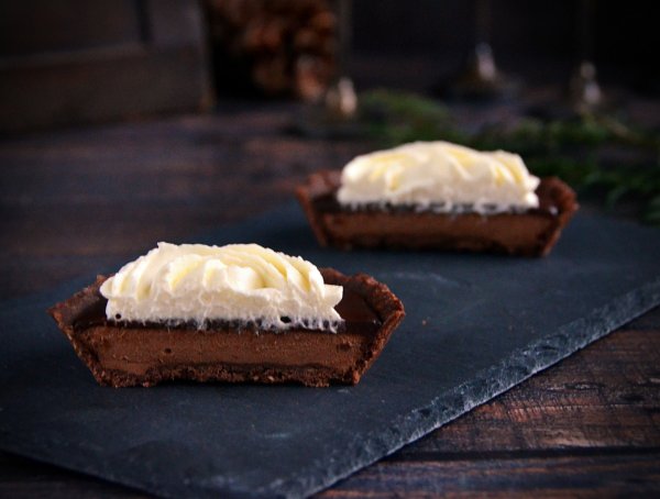 Narancsos csoki mousse tart - karácsonyi narancsos-csokis pite recept