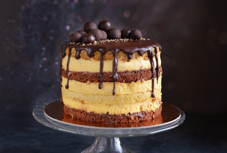 narancsos somlói galuska torta recept