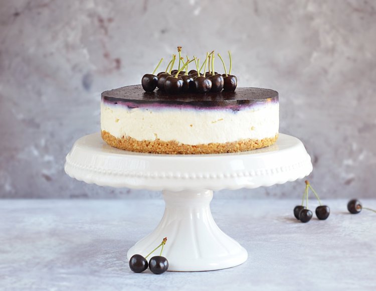 cseresznyés ricotta mousse torta recept