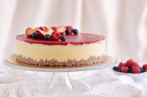 cukormentes epres vanília mousse torta recept 