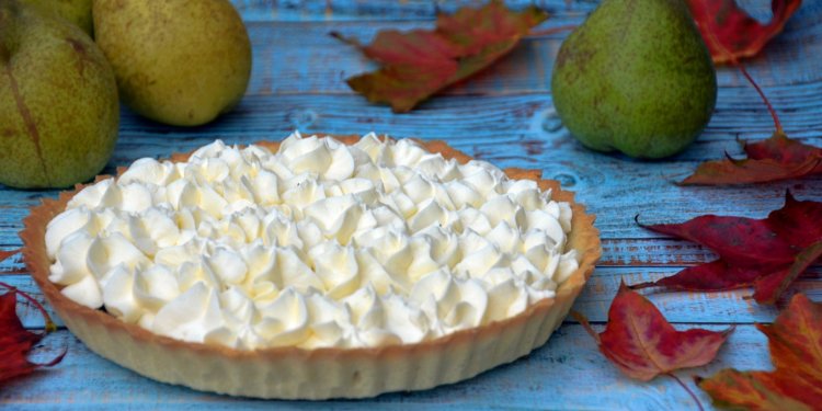 Sós karamelles-körtés tart mascarponehabbal - őszi pite recept