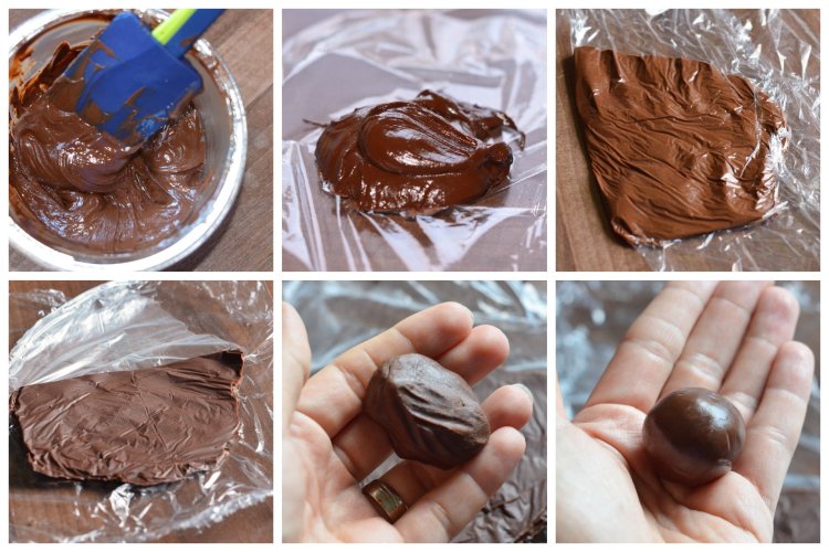 csokigyurma készítése házilag - plasztik csoki recept egyszerűen