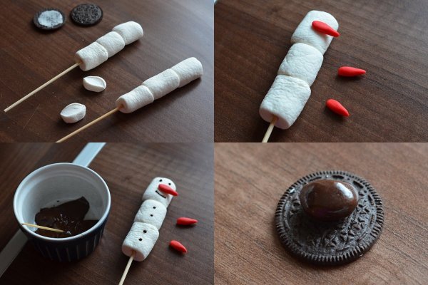 Pillecukor hóember készítése adventra házilag