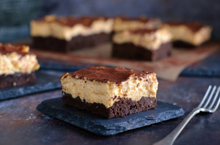 tiramisu brownie recept cukormentesen