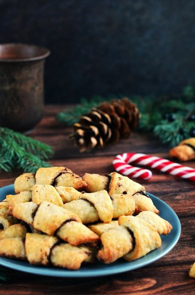 Rugelach recept nutellával