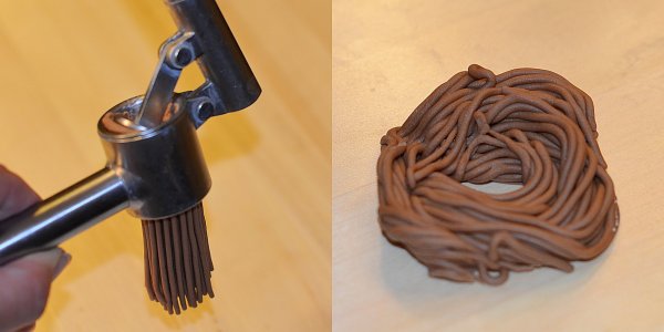 Madárfészek készítése fondantból egyszerűen