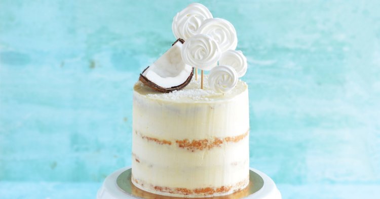 Pina colada torta recept házilag - ananászos kókuszos torta készítése - habcsóknyalóka