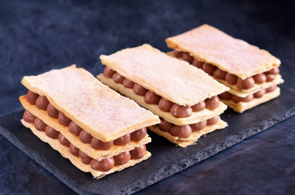 fahéjas-csokikrémes mille-feuille recept - csokis krémes készítése házilag