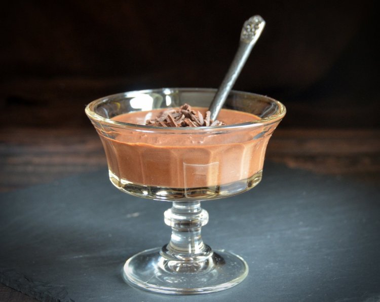 vegán csokimousse - tejmentes tojásmentes csokoládémousse