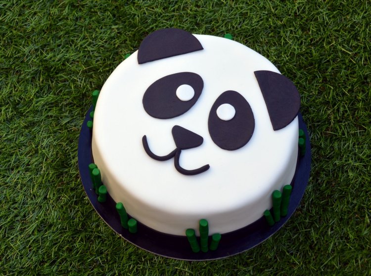 Málnatorta recept - panda torta készítése