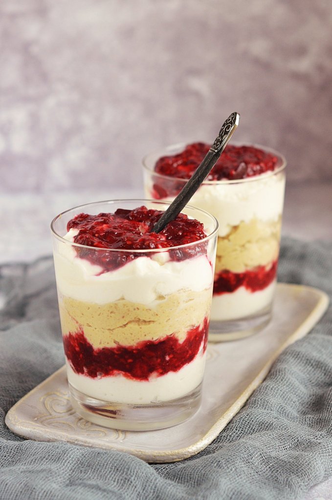 cukormentes gesztenyés-mascarponés pohárkrém recept erdei gyümölcsökkel