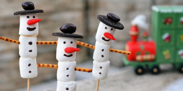 Pillecukor hóember készítése házilag adventre