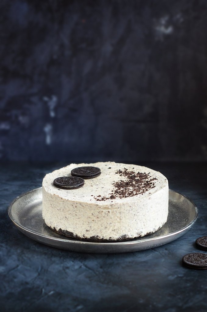 oreo kekszes fagyitorta recept házilag - oreos jégkrémtorta készítése