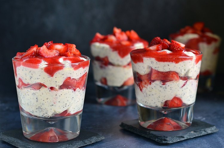 epres-mákos tiramisu pohárban - recept