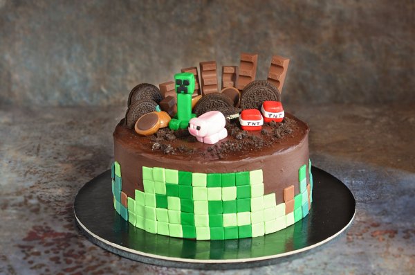 Minecraft torta készítése házilag - doboskrém recept