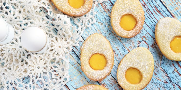 bodzás-citromkrémes tojáslinzer - húsvéti linzertojás recept citrom curd-del