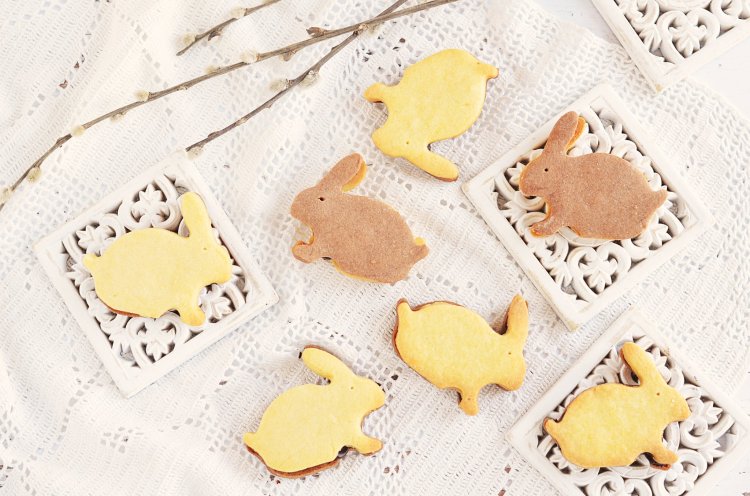 húsvéti nyuszis pilóta keksz recept házilag