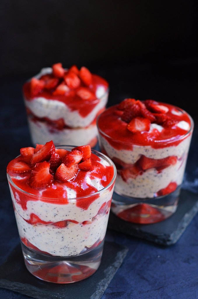 epres-mákos tiramisu pohárkrém recept