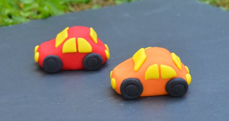 fondant kisautó - marcipán kisautó