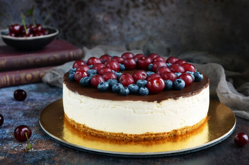 Meggyes túró rudi torta cukormentesen - csokis-meggyes túrótorta cukormentes recept