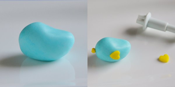 egyszerű fondant madár készítése madaras tortára