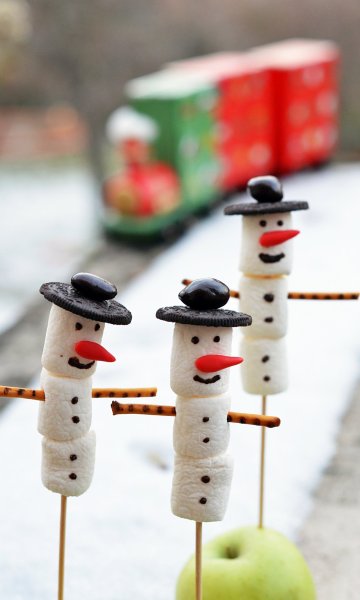 Pillecukor hóember készítése adventra házilag