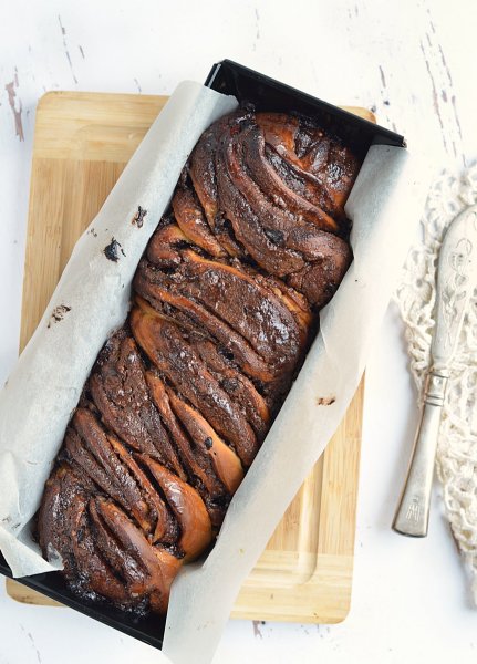 mogyorókrémes babka recept - jeruzsálemi csavart kalács készítése