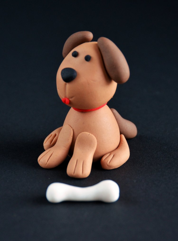 Fondant kutya készítése egyszerűen - kutyás torta