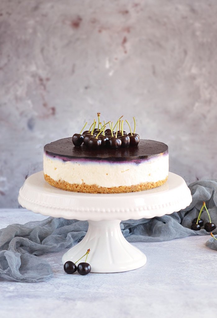 cseresznyés ricotta mousse torta recept