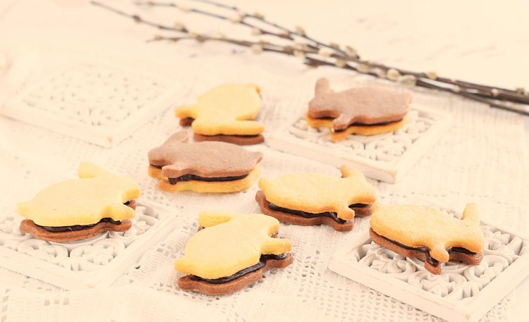 húsvéti nyuszis pilóta keksz recept házilag