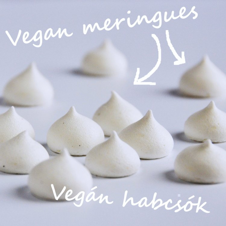 Vegán habcsók tojás nélkül