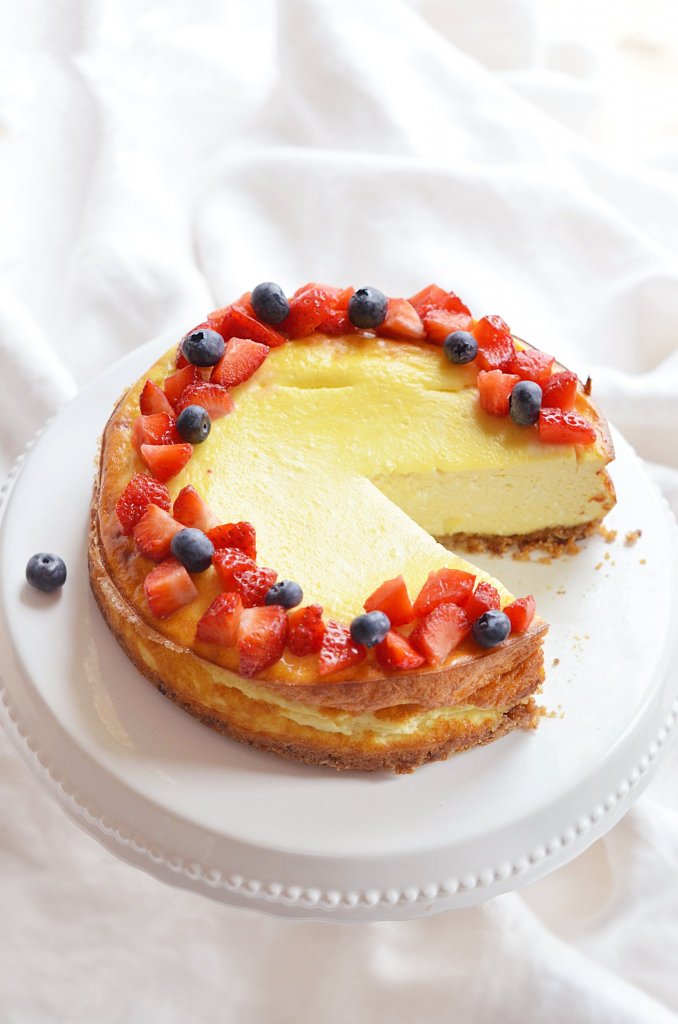 Cukormentes sült túrótorta recept