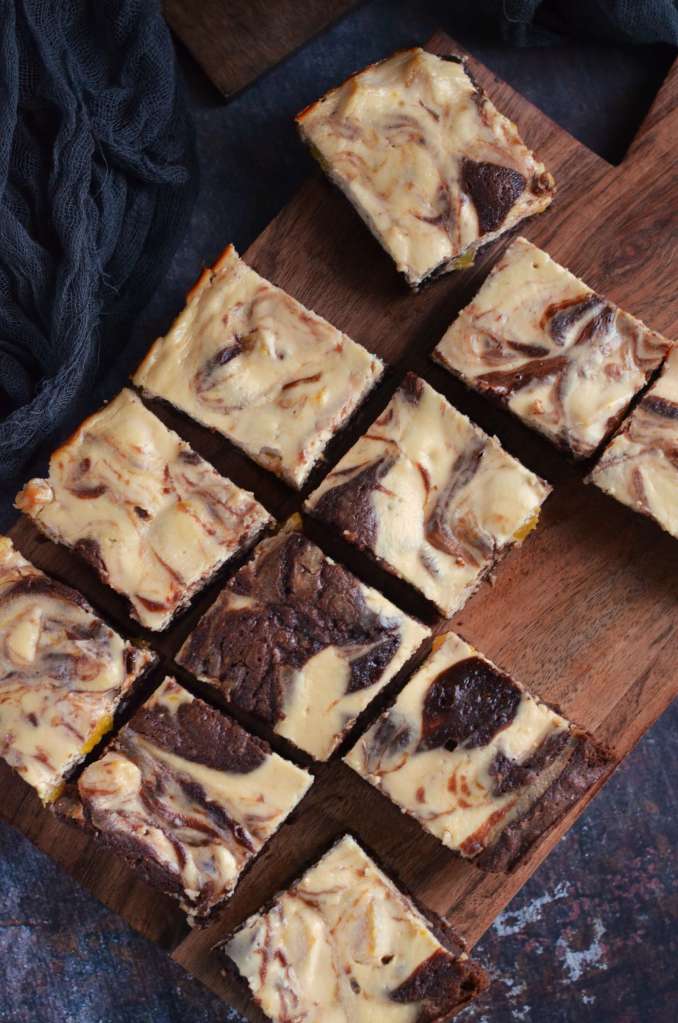 Barackos-túrós brownie recept