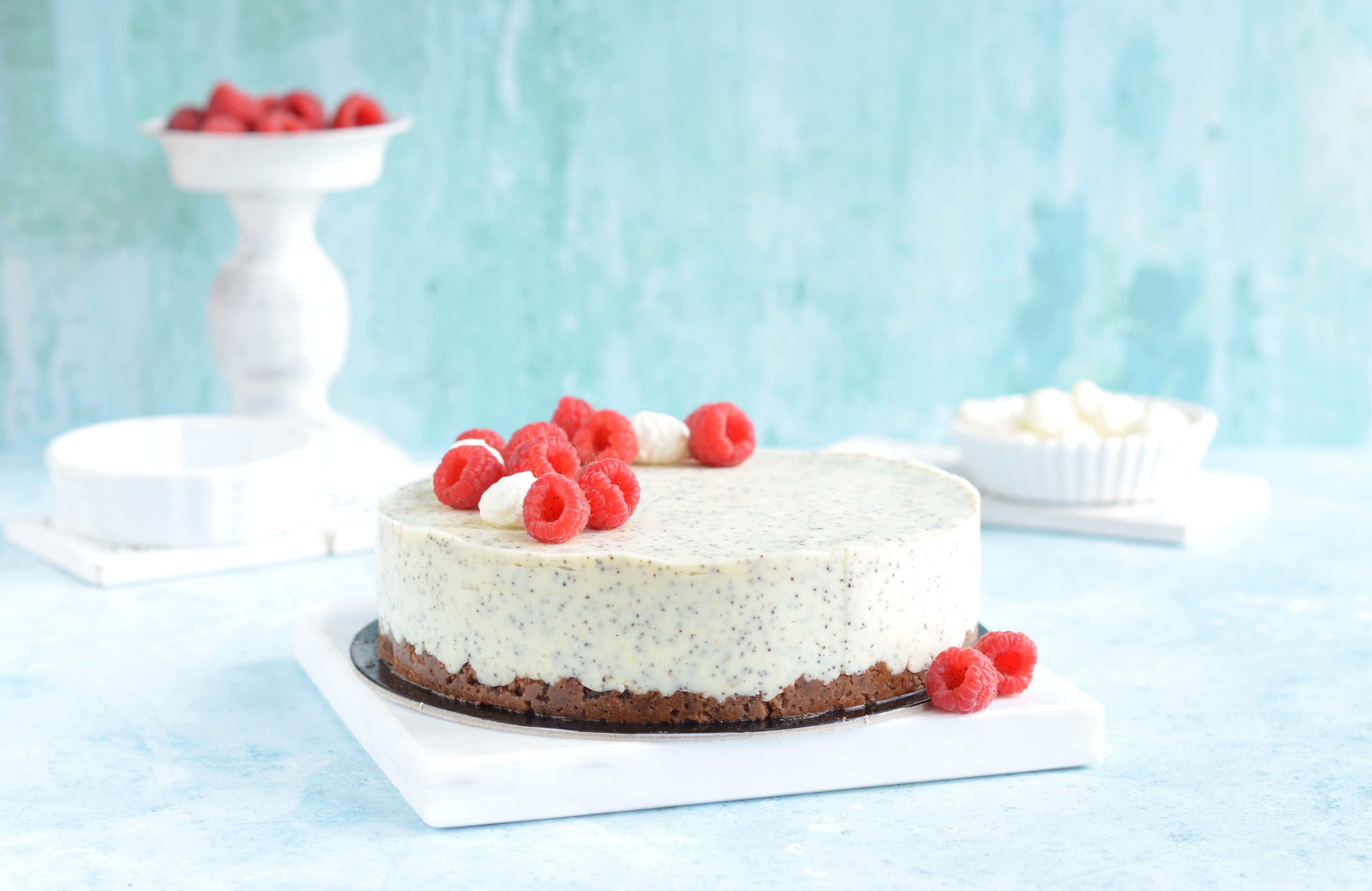 citromos-mákos namelaka torta cukormentesen és gluténmentesen