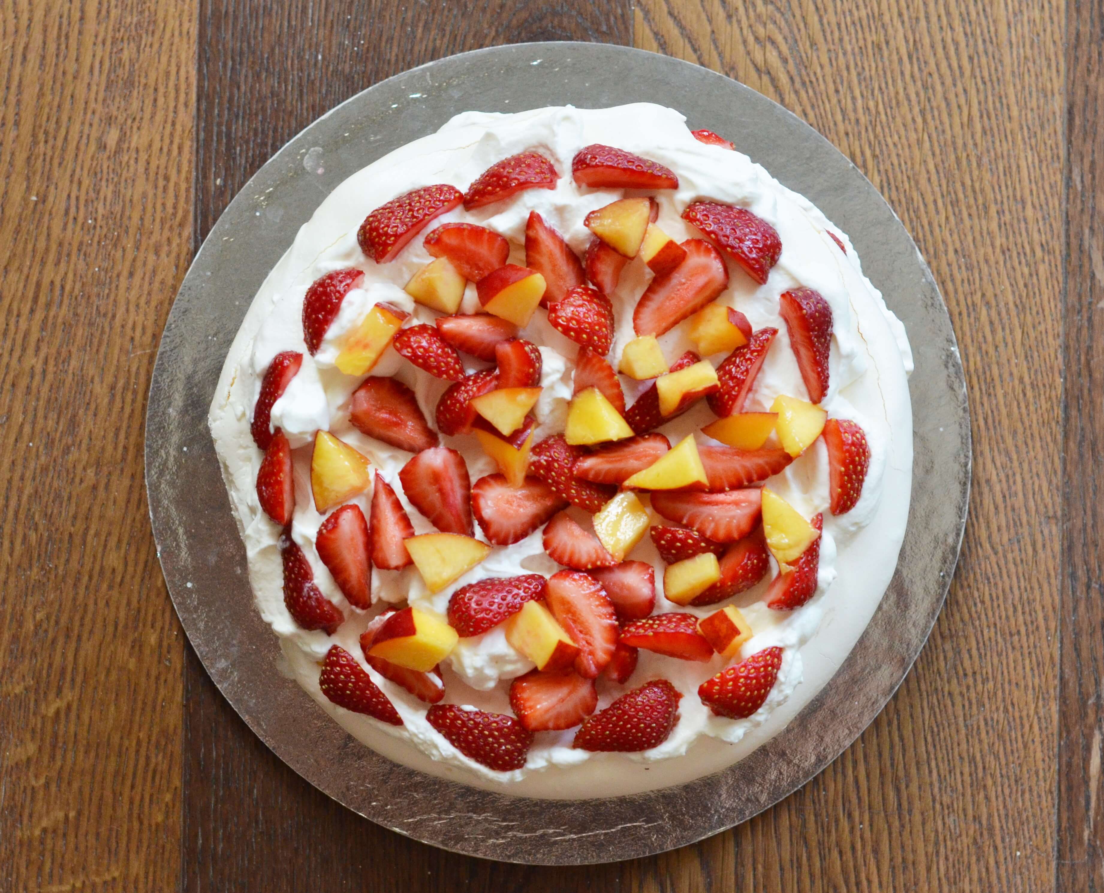 több szintes pavlova-torta készítése házilag