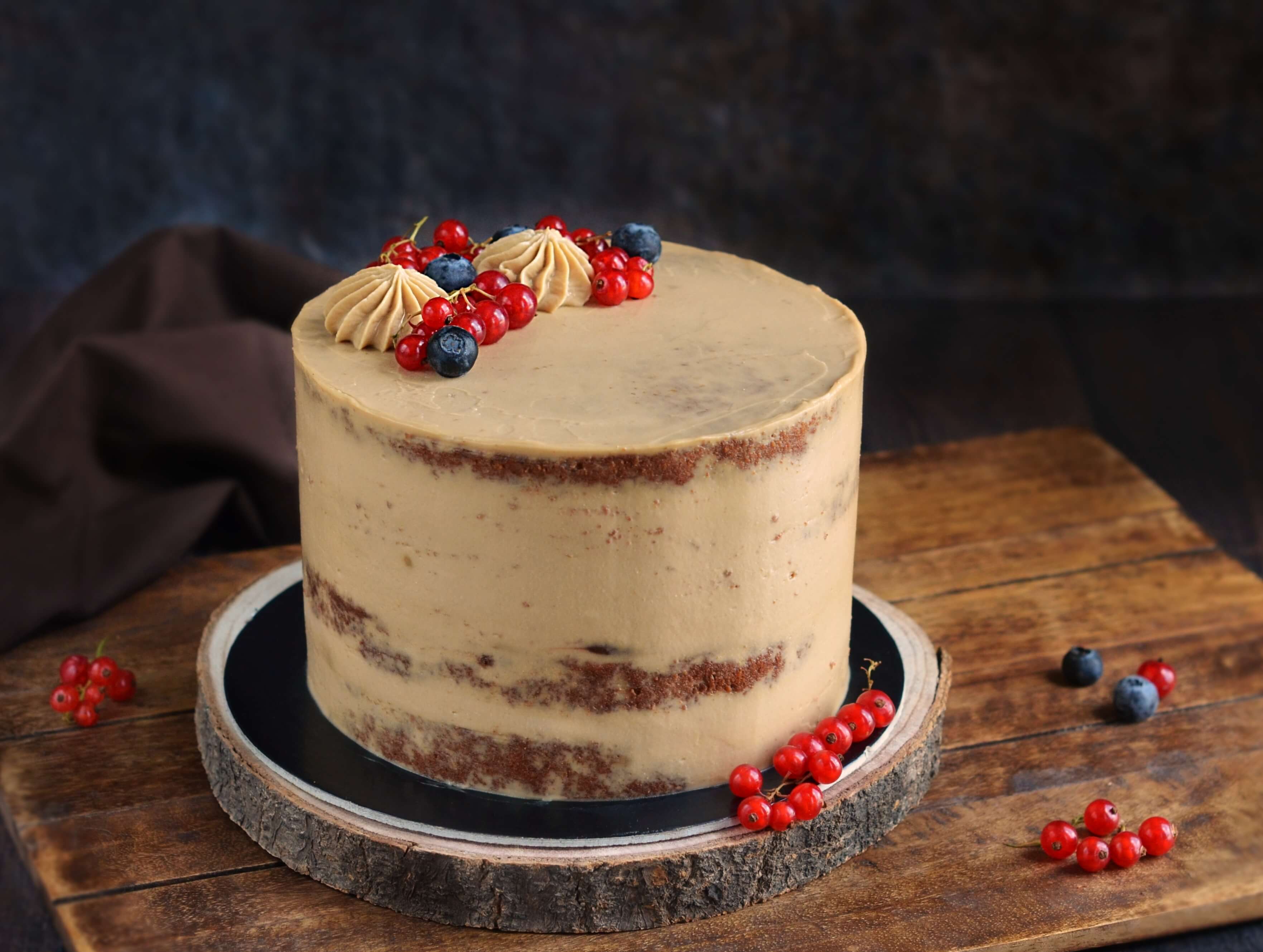 Kávétorta mogyorókrémmel - Fortnite torta