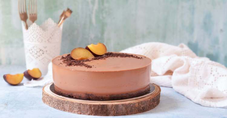 Fahéjas szilvás csokis namelaka torta recept